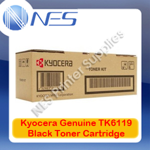 Kyocera Genuine TK-6119 BLACK Toner Cartridge-->M4125/M4132 [15K Pages]